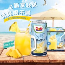 Dole 都乐 轻甜菠萝汁饮料 177ml*6罐