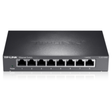 普联（TP-LINK） 8口千兆交换机 企业级交换器 监控网络网线分线器 分流器 金属机身 TL-SG1008D