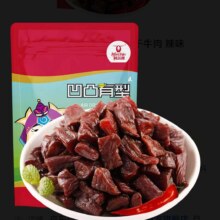 pLus会员：科尔沁 凹凸有型风干牛肉 辣味 200g