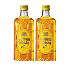 三得利Suntory日本进口洋酒 角瓶调配威士忌700ml*2双支装