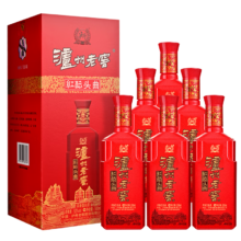 Plus:泸州老窖 红酝头曲 浓香型白酒 52度 500ml*6瓶 整箱装 年货送礼