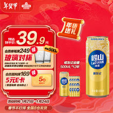 青岛啤酒 TSINGTAO 崂山崂友记啤酒 500ml*12听