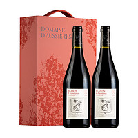CHATEAU LAFITE ROTHSCHILD 拉菲古堡 法国原瓶进口 奥希耶 徽纹 干红葡萄酒 750ml*2/礼盒