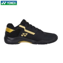 YONEX尤尼克斯羽毛球鞋 动力垫防滑耐磨舒适透气 多色可选 SHB-610CR 黑金 43 (275mm)