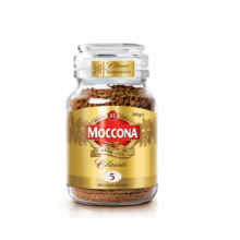 摩可纳（Moccona）进口经典中度烘焙冻干速溶黑咖啡200g  无蔗糖美式健身运动燃减