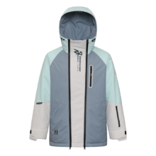 雪中飞 情侣款工装户外羽绒服时尚撞色潮流印花运动羽绒服