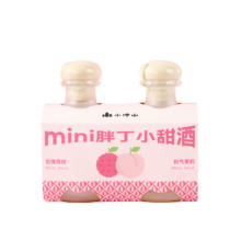 1号会员店小冲山 mini胖丁 低度微醺酒 桃气茉莉/玫瑰荔枝味 185ml*2瓶连包装