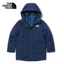 THE NORTH FACE 北面童装男女童三合一冲锋衣两件套羽绒内胆鹅户外外套冬