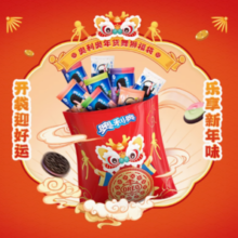 OREO 奥利奥 夹心饼干舞狮福袋大礼包485g