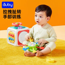 澳贝启智探索音乐六面体早教玩具婴幼儿童多功能认知声光玩具宝宝礼物 智趣拼装六面体 461615A