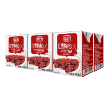 PLUS会员:风行牛奶 红枣枸杞牛奶饮品 200ml*6盒*2