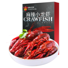 DeYAN德炎 麻辣小龙虾整虾 1.6斤 3-5钱 净虾380g 20-30只整虾加热即食
