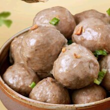 plus会员:潮夫道牛肉丸1斤+牛筋丸1斤共4袋潮汕手打牛肉丸子火锅食材生鲜关东煮