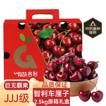 京玺觅果 智利进口车厘子 4J级可选 新鲜水果礼盒 2.5kg(净重) JJJ级30-32mm礼盒装