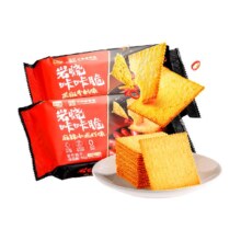 88VIP：嘉士利 岩烧咔咔脆饼干麻辣小龙虾味 96gx3盒