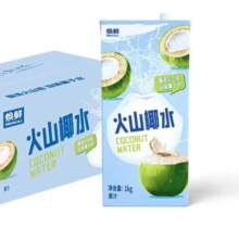 佳沃 焕鲜佳沃出品焕鲜100%NFC火山新鲜纯椰子水1L果汁饮料【临期清仓】