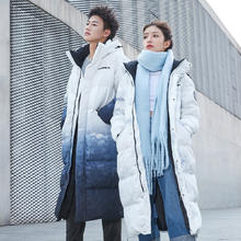 波司登 男女同款装时尚运动中长款保暖羽绒服