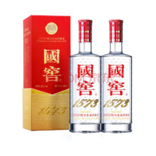 百亿补贴：泸州老窖 国窖1573 浓香型白酒 52度 500ml*2瓶 双瓶装宴请送礼