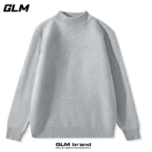 GLM 男士半高领保暖针织衫