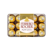 京东百亿补贴、plus会员:费列罗（FERRERO）榛果巧克力30粒礼盒装进口零食年货新年礼物375g2025年4-5月到期