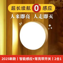 艾勒丝汀 智能感应声控小夜灯 京东顶配款+常亮带开关