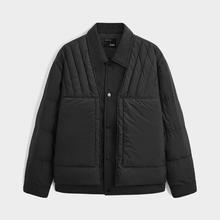 GXG 男士简约假两件夹克羽绒服