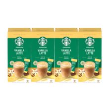 星巴克（Starbucks）精品速溶花式咖啡太妃坚果口味 4盒装16袋套装 土耳其原装进口