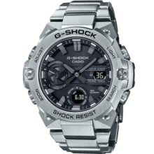 卡西欧（CASIO）手表男G-SHOCK钢铁坚毅之心运动电子手表GST-B400D-1A