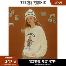 TEENIE WEENIE TeenieWeenie小熊奥莱春装学院风休闲圆领套头卫衣短款上衣时尚女