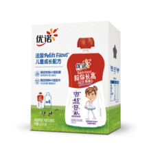 优诺（yoplait）儿童蓝莓味酸奶100g*4 0蔗糖A2β-酪蛋白高钙 新春年货送礼盒装