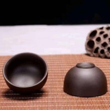 紫砂茶杯茶具品茗杯功夫茶杯家用泡茶杯小号喝茶杯6只装 紫砂茶杯（6个装） 35ml