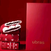 ubras24年红袜子女 多色组合 3双 均码 U