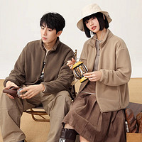 SNOWFLYING 雪中飞 2024秋男女摇粒绒立领外套户外休闲外套
