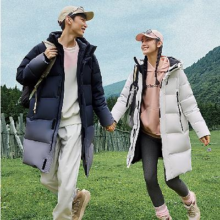 20点开始：BOSIDENG 波司登 90绒 阿勒泰系列 情侣款 连帽羽绒服 B40145990DS