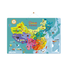 TOI儿童拼图3-6岁宝宝玩具中国地图拼图地理知识教育拼图生日礼物 中国地图磁性拼图