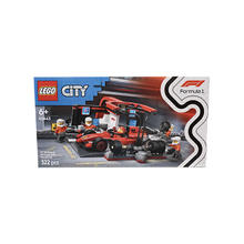 乐高 LEGO 城市系列 60443 法拉利 F1 赛车维修站 拼插积木