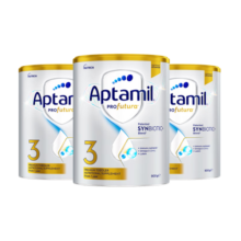 爱他美（Aptamil）白金澳洲版 幼儿配方奶粉 3段(12-36个月) 900g 3罐箱装