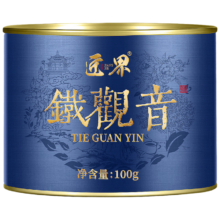 京东百亿补贴、plus会员、需首购:匠界 安溪铁观音 新茶罐装100g