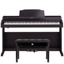 罗兰（Roland）电钢琴RP302-CBL立式电子数码钢琴88键重锤典雅黑色款+全套礼包