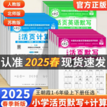 《2025春王朝霞活页默写计算》