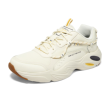斯凯奇（Skechers）男鞋潮流夏季透气复古厚底增高老爹鞋街头户外休闲鞋运动鞋237430 乳白色/OFWT 41