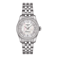 天梭（TISSOT）瑞士手表 宝环系列腕表 机械女表 新年礼物T108.208.11.117.00