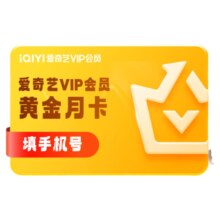 爱奇艺 黄金会员30天升级白金会员30天