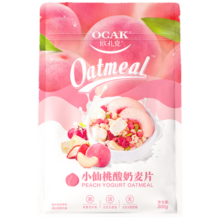 欧扎克 麦片营养早餐 即食燕麦片 小仙桃味200g