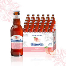 福佳 Hoegaarden 漾蜜桃精酿啤酒果啤248ml×24瓶整箱装比利时风味年货节送礼