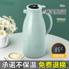 名锐（MINGRUI）保温壶家用热水瓶暖水壶宿舍开水瓶大容量玻璃内胆智能高颜值 升级智能款-蓝色 1.6L