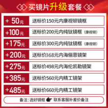 凯米镜片 韩国防油污U2防蓝光U6 近视非球面镜片2片ZDM 1.74防蓝光U6（单镜片） 眼镜定配