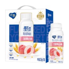 88VIP、需福袋：MENGNIU 蒙牛 纯甄酸奶 白桃燕麦青稞 200g*10瓶礼盒装