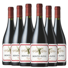 MONTES智利进口红酒 蒙特斯欧法系列葡萄酒750ml 欧法西拉整箱6支装
