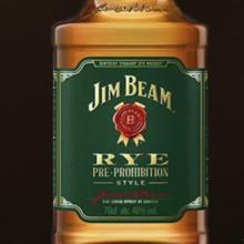 金宾 JIM BEAM 美国 黑麦波本威士忌 40%vol 700ml